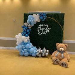 Bear We Can Bearly Wait Balloons 