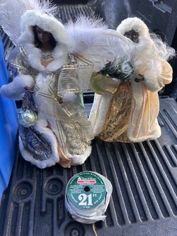 Holiday Angel Figurines Set of Two