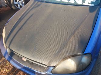 99-00 Honda civic carbon fiber hood