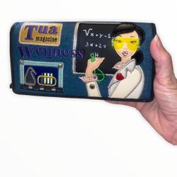 Braccialini Woman Scientist Chemist Wallet NEW