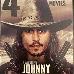 JOHNNY DEPP 4 Western Movies (DVD)