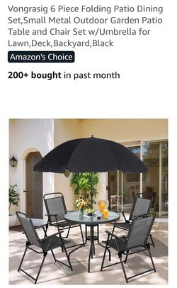 6 Piece Folding Patio Dining