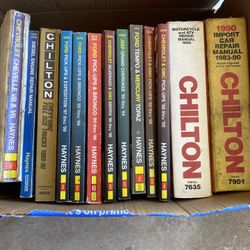 Chilton And Haynes Automotive Books Manuals