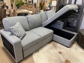 Sale!! Sale!!2 pc Contemporary Pull-Out Sleeper Sectional...