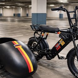 Electric bike with side car