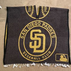 Padres Baja Poncho Blanket