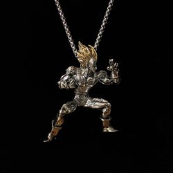 Dragon Ball Z DBZ Vegeta Anime Pendant & Necklace