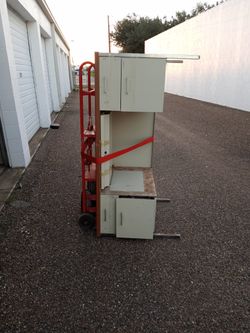 Hand. Cart And Desk
