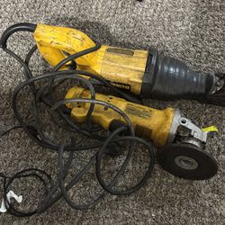 Dewalt grinder in saw