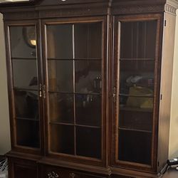 China Cabinet  Brown 