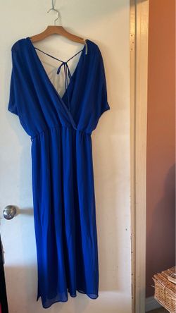 Blue dress