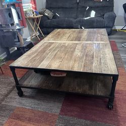 Restoration Hardware Dutch Industrial Coffee Table