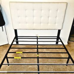 Queen Bed Frame with Headboard