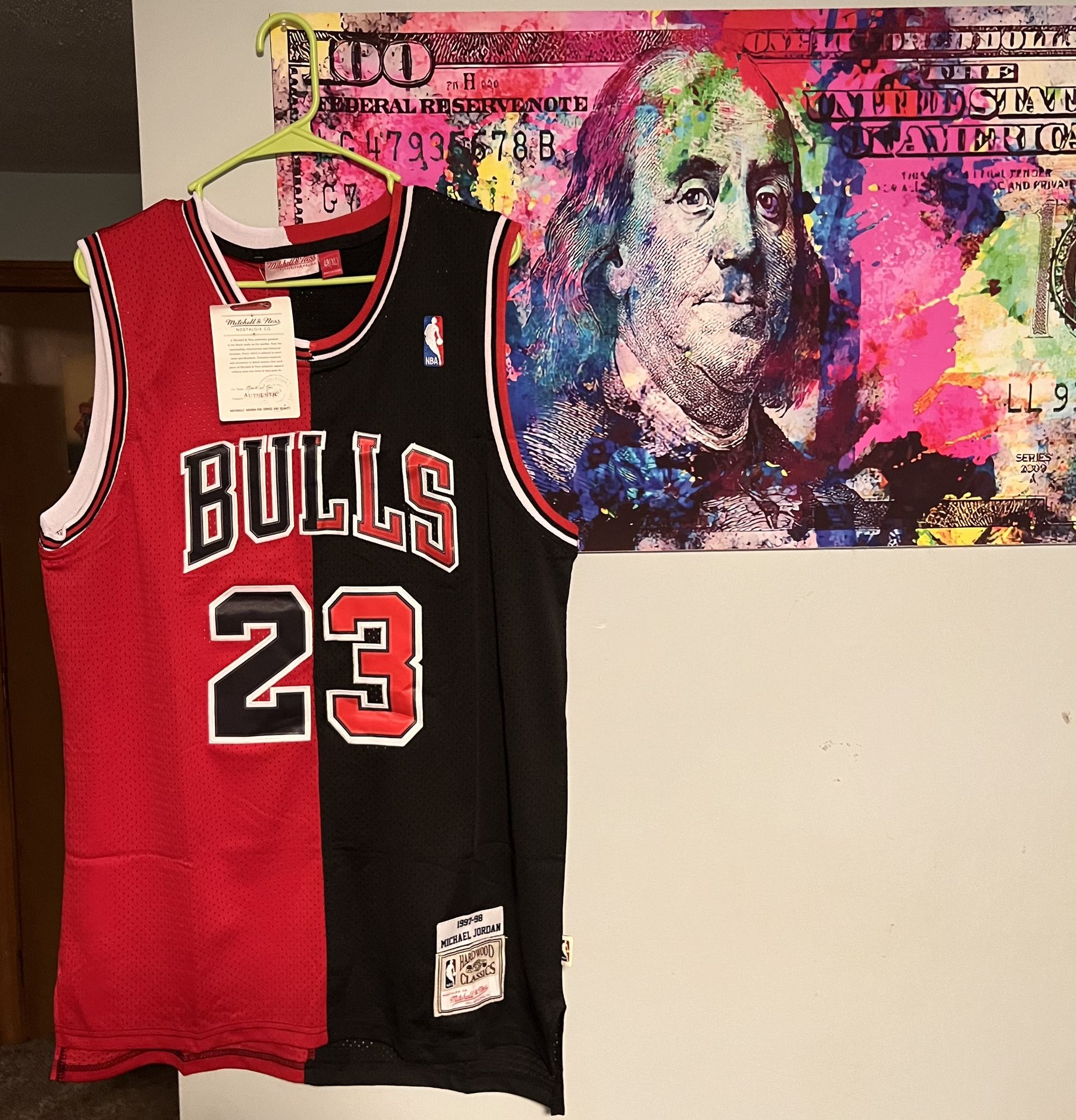 Jordan Half & Half Chicago Jersey