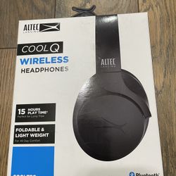 ALTEC LANSING COOLQ WIRELESS BLACK HEADPHONES - MZX670