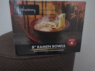 NIB set of 4 ramen bowls