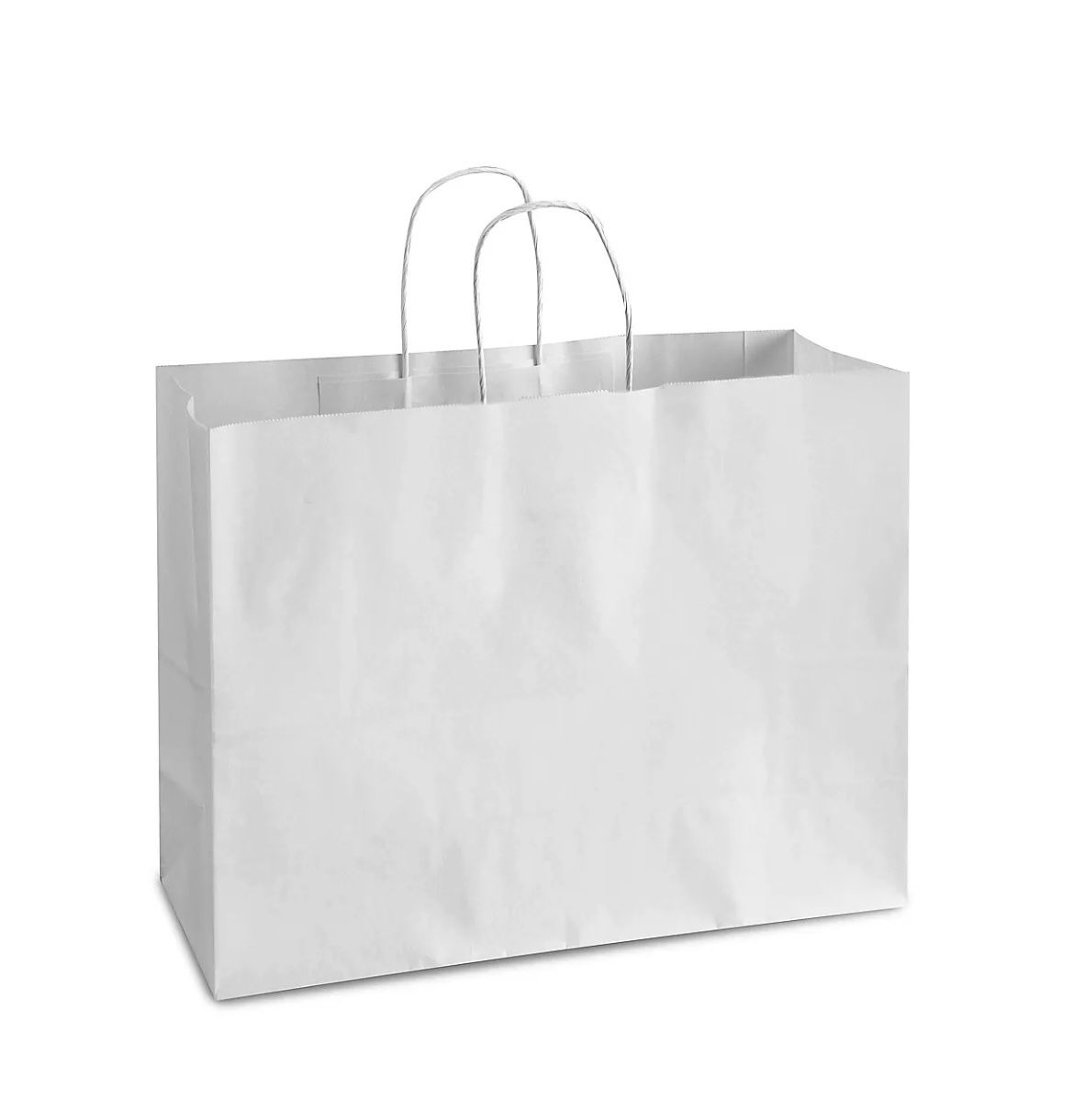 Paper Mart Vogue White Paper Shopping Gift Bags