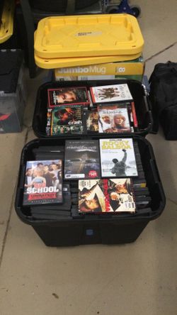 A whole lotta DVDs! $5 each, OR LESS! (Depending on how many you get!)…Get them ALL for $1 each!👌