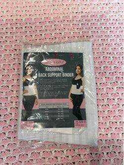 Abdominal back support binder
