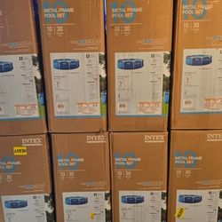 10ft x 30in Swimming Pool With Pump And Filter Included 