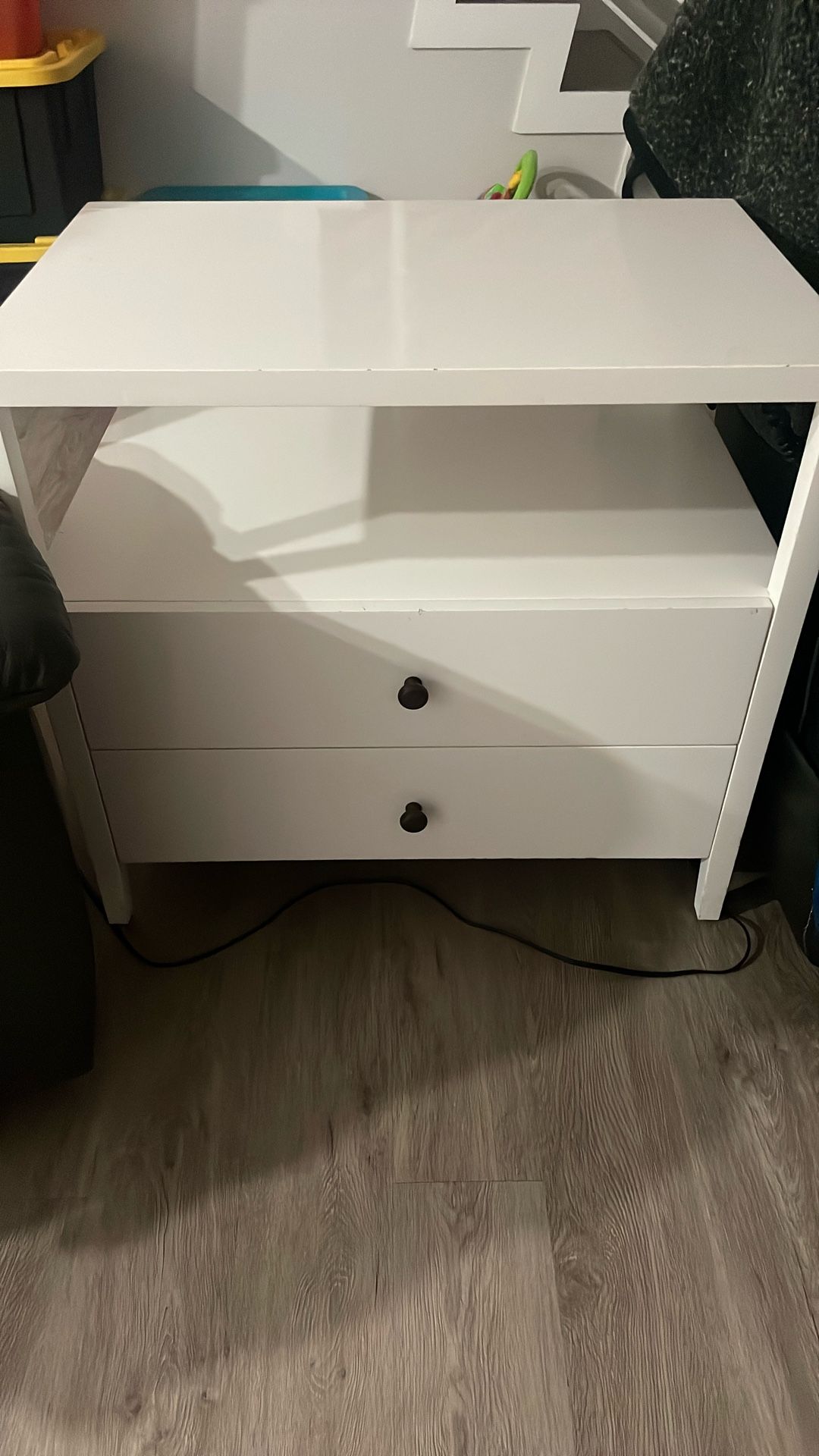 White side table
