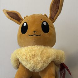 Eevee Plush Pokémon – Round1 Exclusive – New With Tag