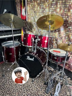 🔥 Pearl FORUM Complete Drum Set Drums