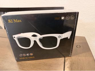 S2 Max AI Smart Glasses – Bluetooth Audio, Calls & Camera – New Sealed