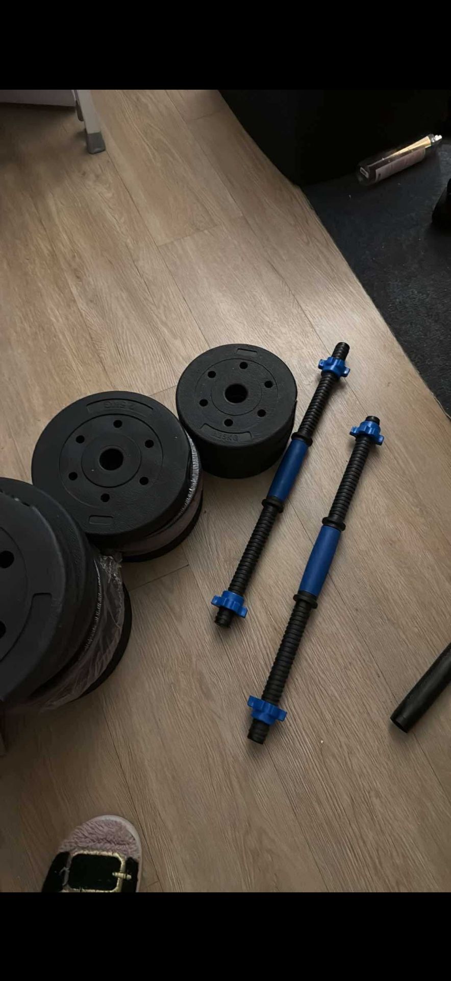 Adjustable Weights Set - Dumbbell and Barbell