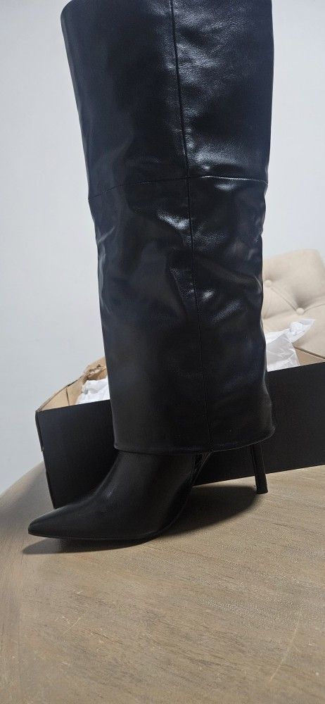 NEW Sivan Black Stiletto Boots β Size 7 β Retails $70 β $60 OBO