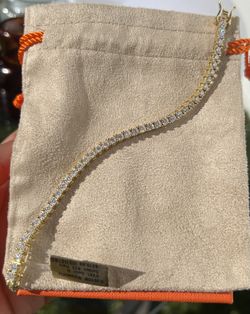 Gold Tennis Bracelet