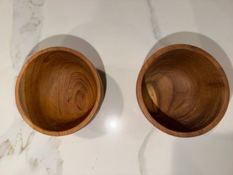 Wooden bowl 4”x3” (DxH)