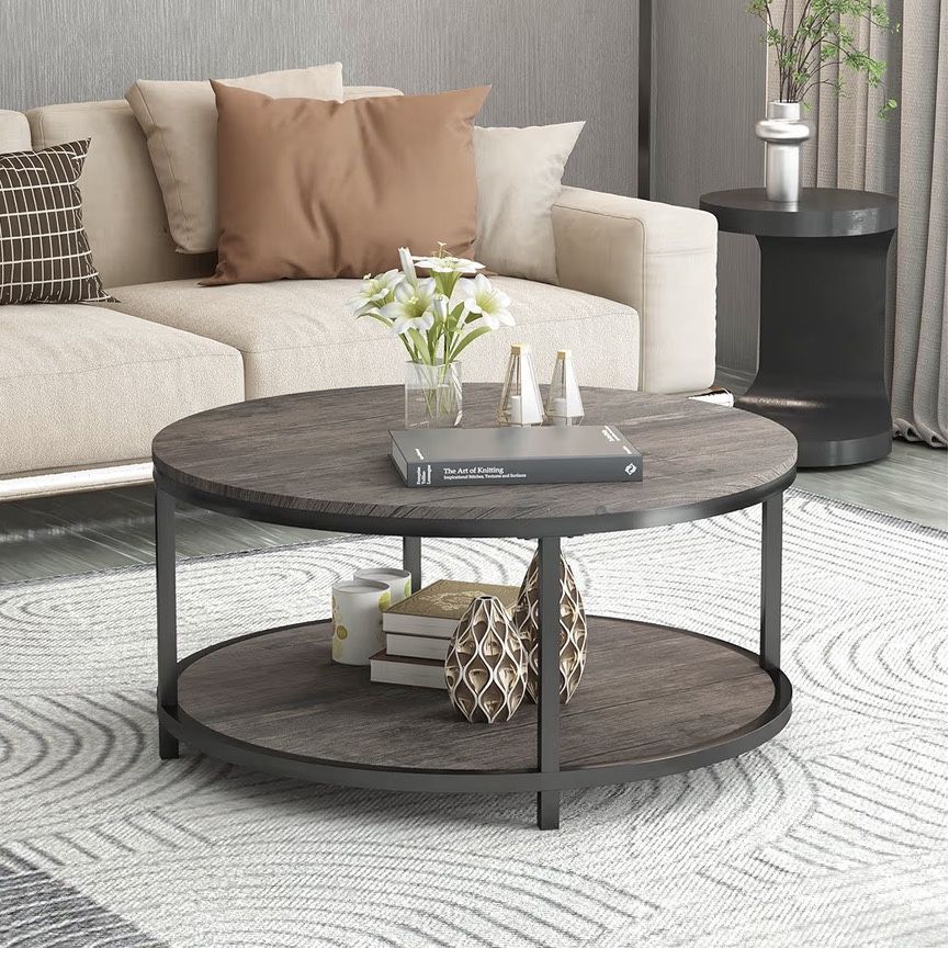 NSDirect Coffee Table - Light Walnut - 36 inch