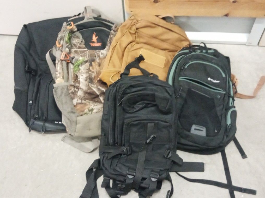 Assorted Backpacks