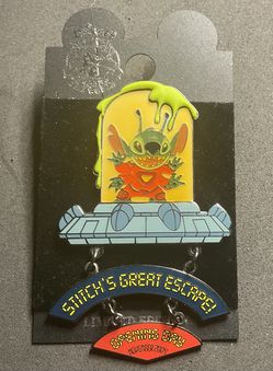 Disney Stitches Great Escape Opening Day Pin
