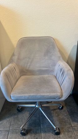 Grey Velvet Chair