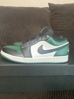 Sz. 9 Jordan 1 Low Green Toe