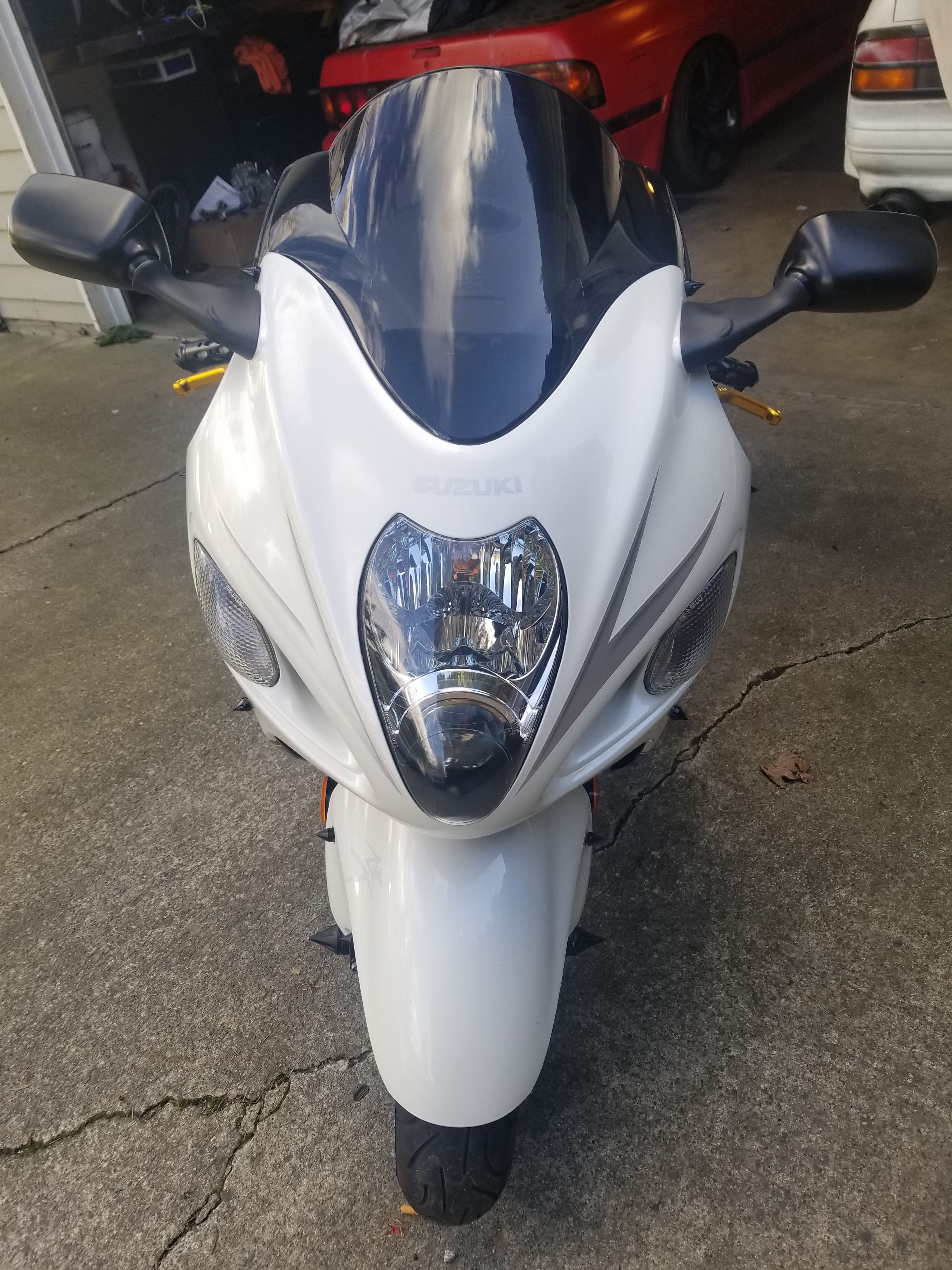 2006 Suzuki hayabusa limited edition pearl white hayabusa