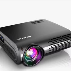 Wimius P20 Projector 10000 Lumens Video Projector Full HD 1080P Native Projector Support 4K Home Theater