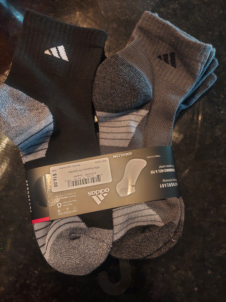 6 Pack Adidas Boys Socks