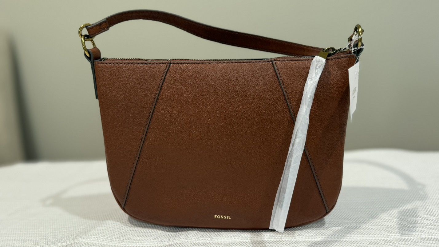 FOSSIL BRANDY LEATHER SKYLAR LARGE(NEW)