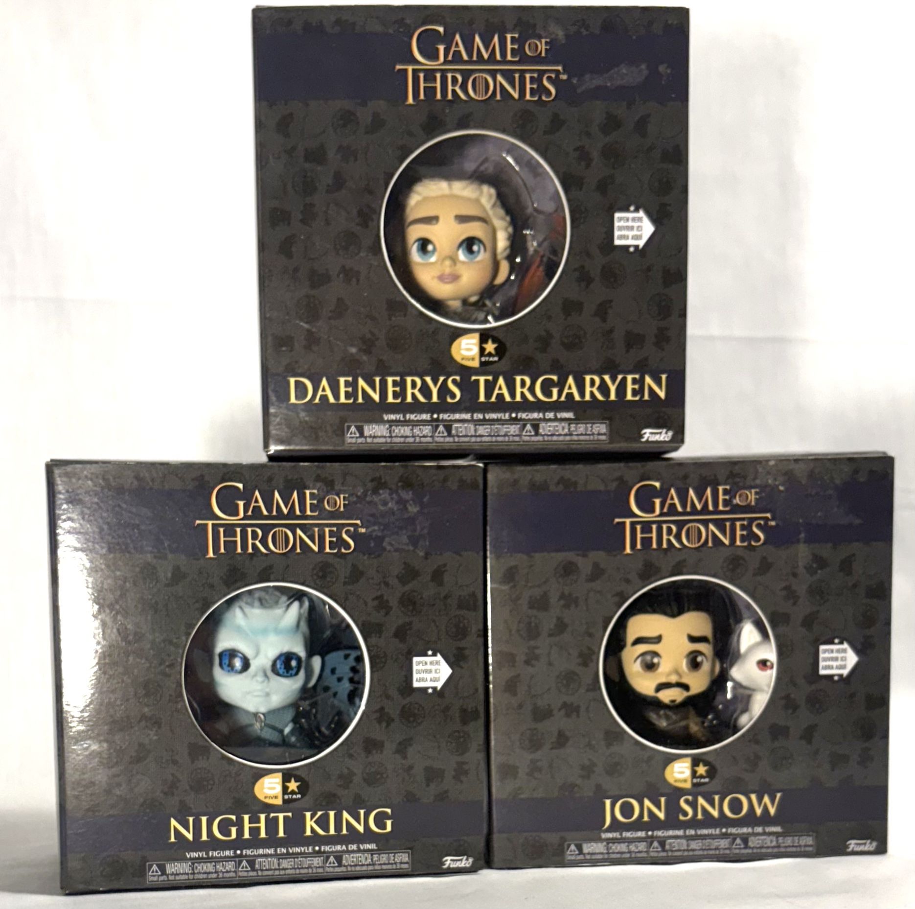 Set of 3 Game of Thrones Funko Pop Figures