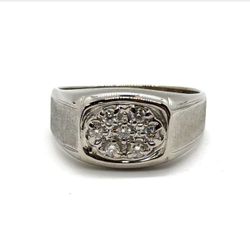 Gentleman 14K WG Diamond Ring EPJ025082