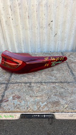 2020 2021 2022 KIA SPORTAGE RIGHT HALOGEN TAIL LIGHT OEM used