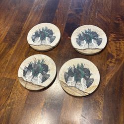 Thirstystone Sandstone Set Of 4 Coasters Common Loons Birds