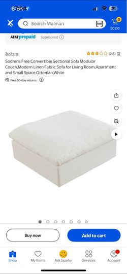 White ottoman