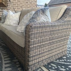 Outdoor Seating Sofa And Two Chairs price Firm