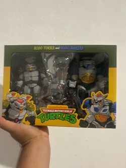 NECA TMNT: Robo Tokka & Robo Rahzar Action Figure 2 Pack Target Exc. New