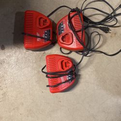 Milwaukee 12 V Chargers