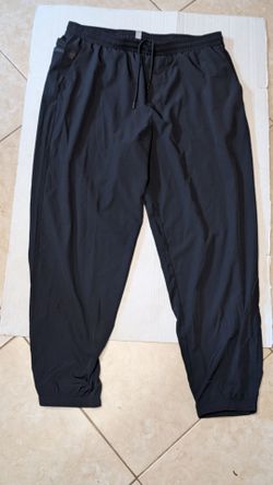 Black Jogger Pants with Drawstring xl